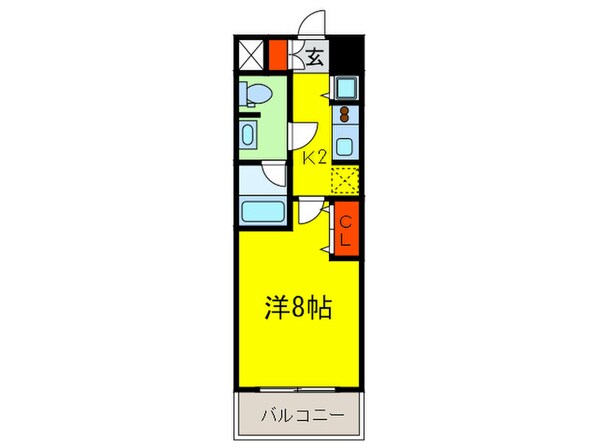 アーデン京町堀ウエストの物件間取画像